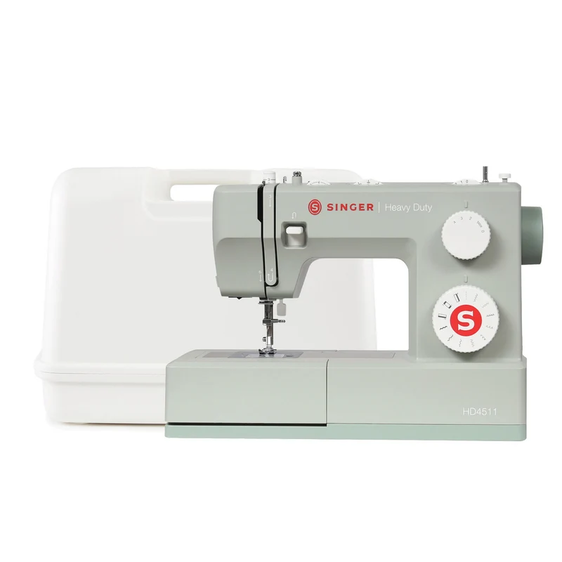 SINGER® Heavy Duty 4511™ Next Evolution Sage Sewing Machine & Hard Case Bundle