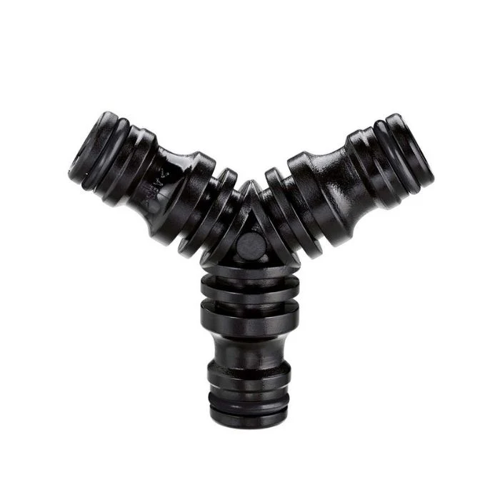 Conector de Tres Vías Claber 8615 para Mangueras