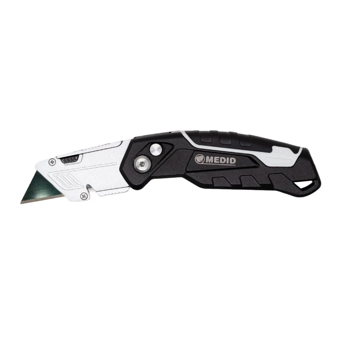 Cúter MEDID Plegable Metálico Premium Medid 18 mm SK2 | Ref. 505