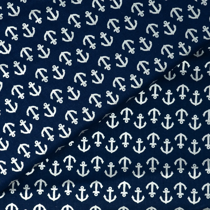 Stitch & Sparkle 100% Cotton, 44" Wide, Cut by the Yard, Anchor Ink Silver