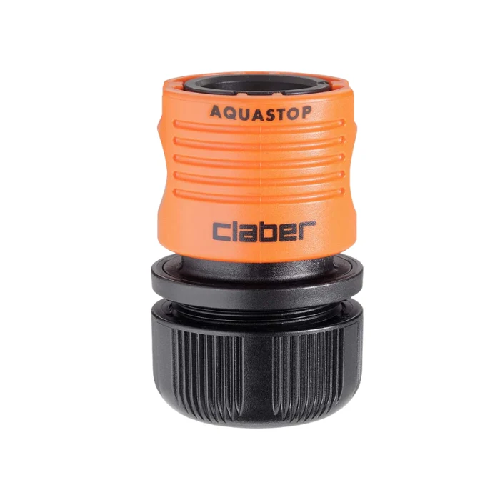 Conector Manguera Claber Aquastop 5/8" | Empalme Rápido | 8567