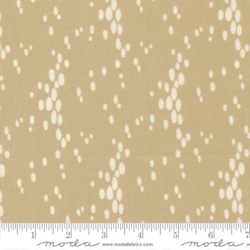 Tan Arabesque Vista Moonbeam Cotton 44"/45" Fabric Per Yard