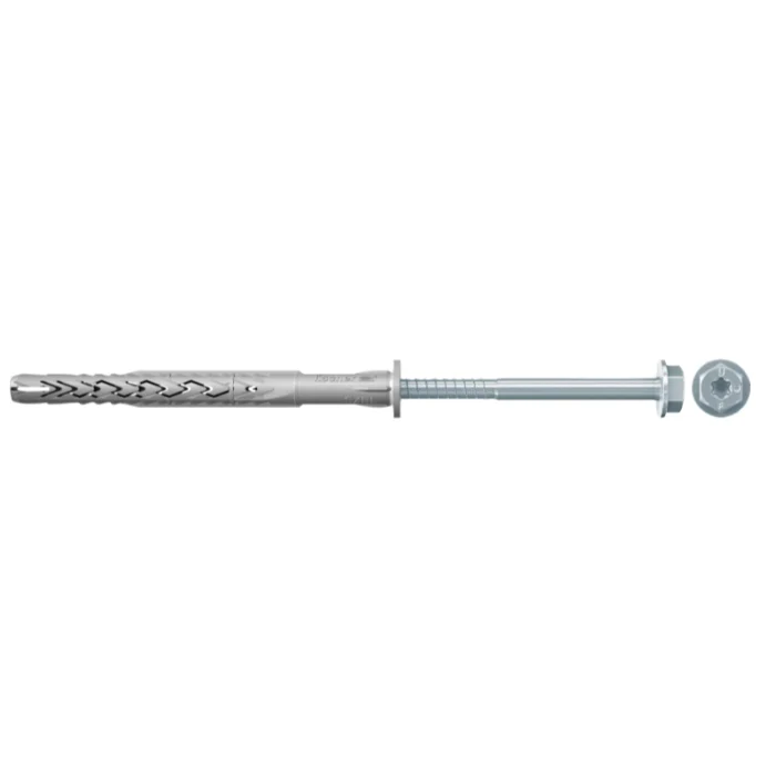 Taco con tornillo Fischer SXRL FUS zincado