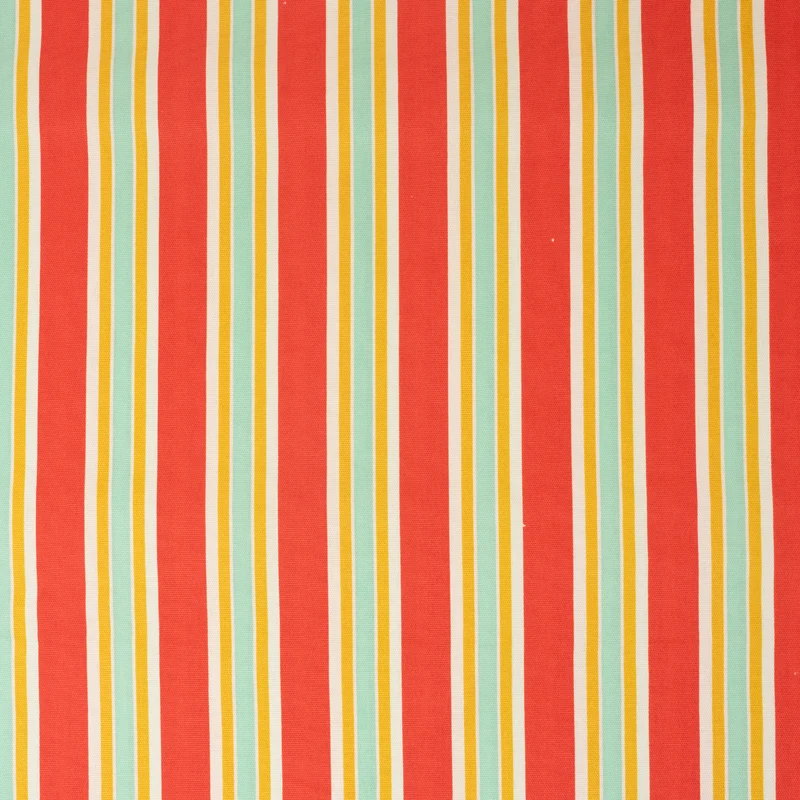 Stitch & Sparkle 100% Cotton Duck Print 45" Wide, Cut by the Yard, Large Stripe Print