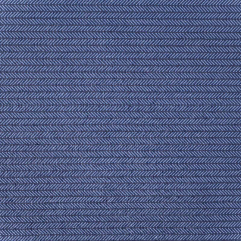 Stitch & Sparkle 100% Cotton 44" Herringbone Ink Color Sewing Fabric by the Yard