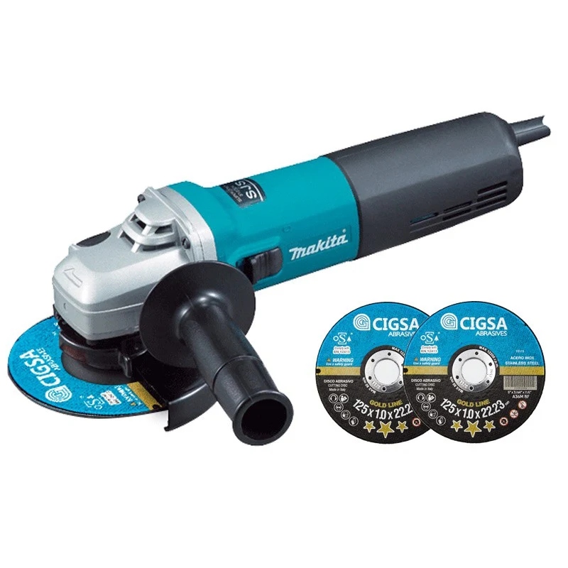 AMOLADORA MAKITA 9565CVR + 200 DISCOS 125X1
