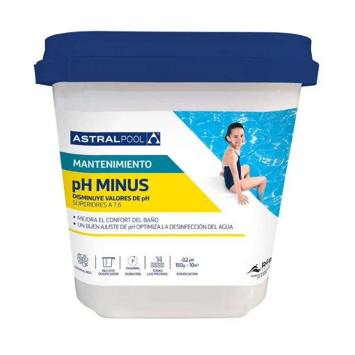 Minorador de pH Astral 10 Sólido 5 Kg | Baja el pH | AstralPool