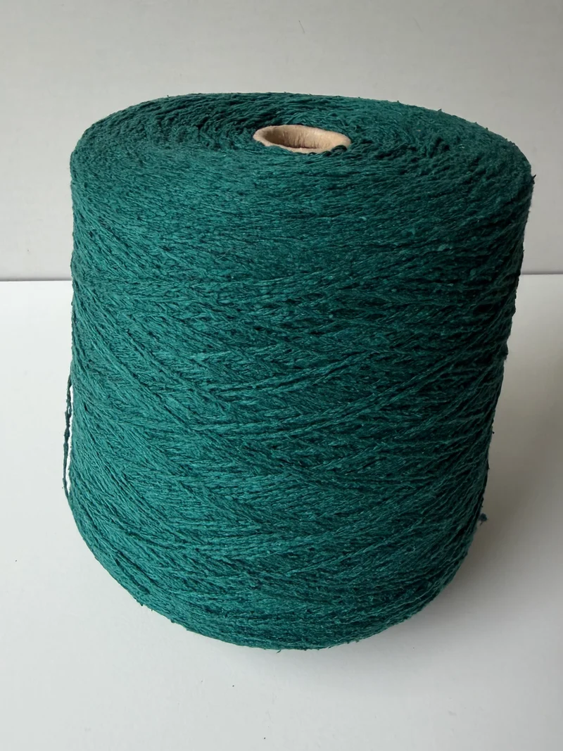 Seta Bourette Emerald