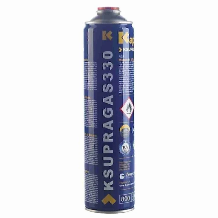 Botella de Gas KSUPRAGAS330 | Mezcla Propano y Butano | Válvula de Seguridad