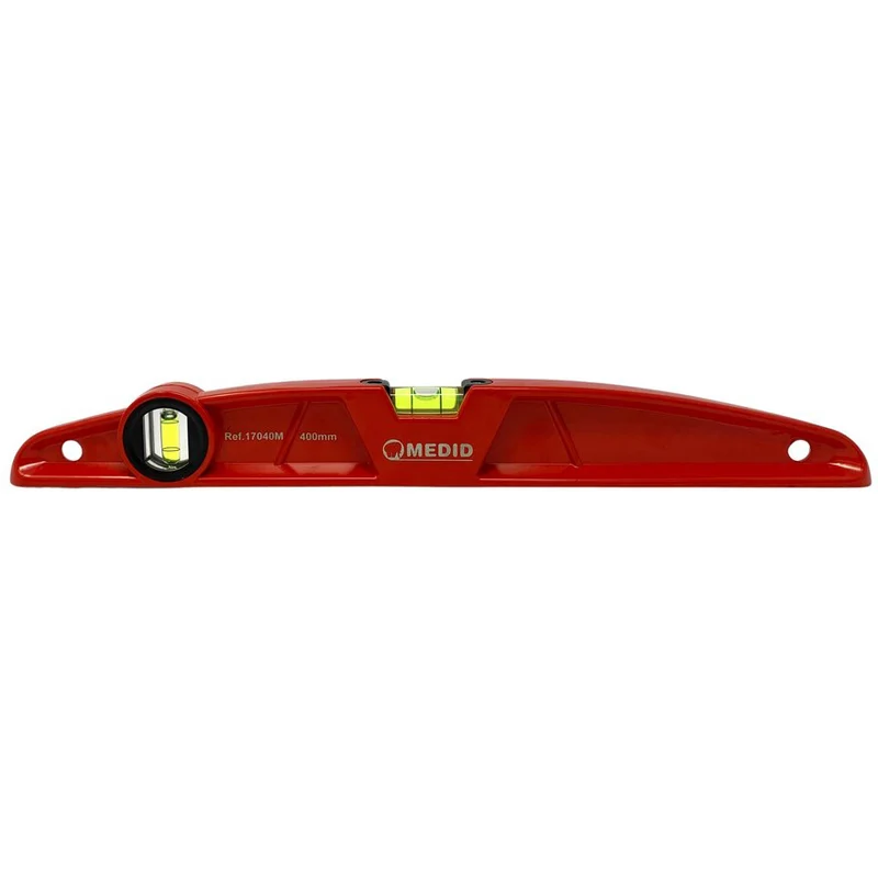 Nivel magnético de aluminio MEDID PRO 40cm 2 burbujas