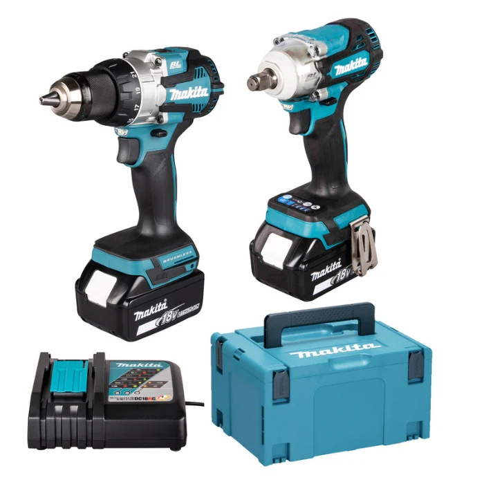 Kit Combo Makita 18V DLX2533TJ | DDF489 + DTW300 5.0Ah
