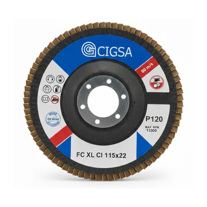 Disco de Láminas CIGSA Cerámico Ø115X22 P120