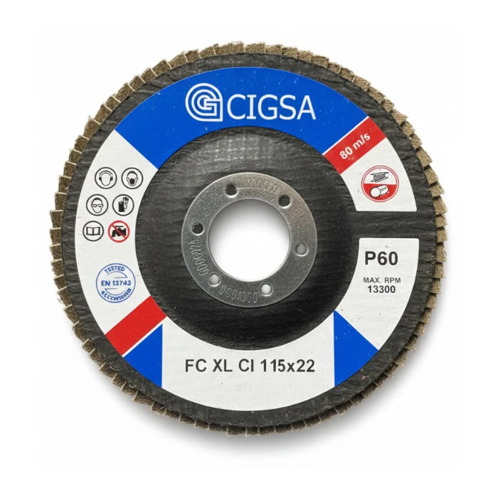 Disco de Láminas CIGSA Cerámico Ø115X22 P60