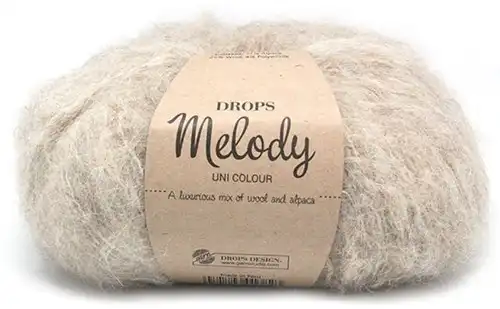 DROPS Melody Uni Color 15 beige