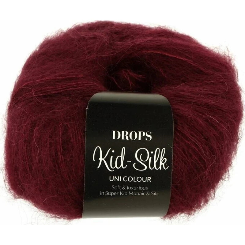 DROPS Kid-Silk Uni Colour 70 burdeos