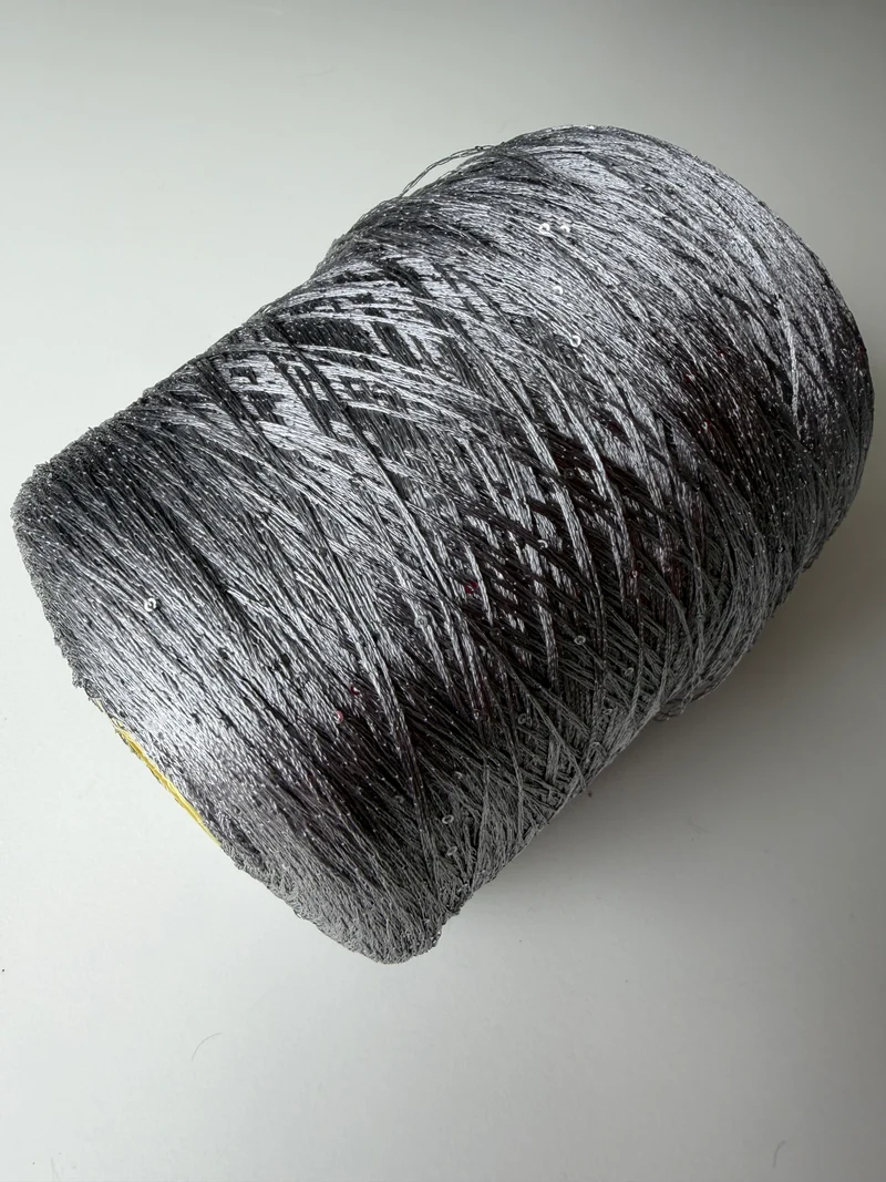 Lentejuelas micro, Gris, Cono de 1100 gr