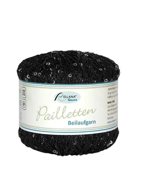 Hilo centelleante negro