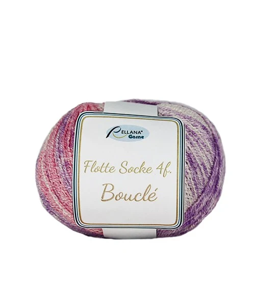 Flotte Socke 4f. Bouclé 1755