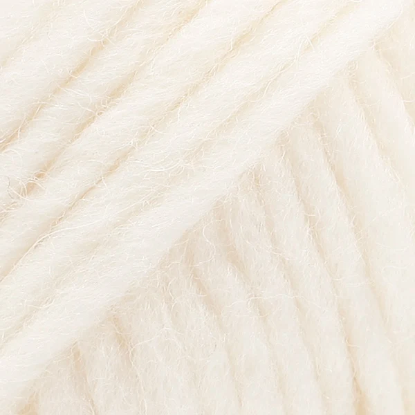 DROPS Snow Uni Colour 01 blanco roto