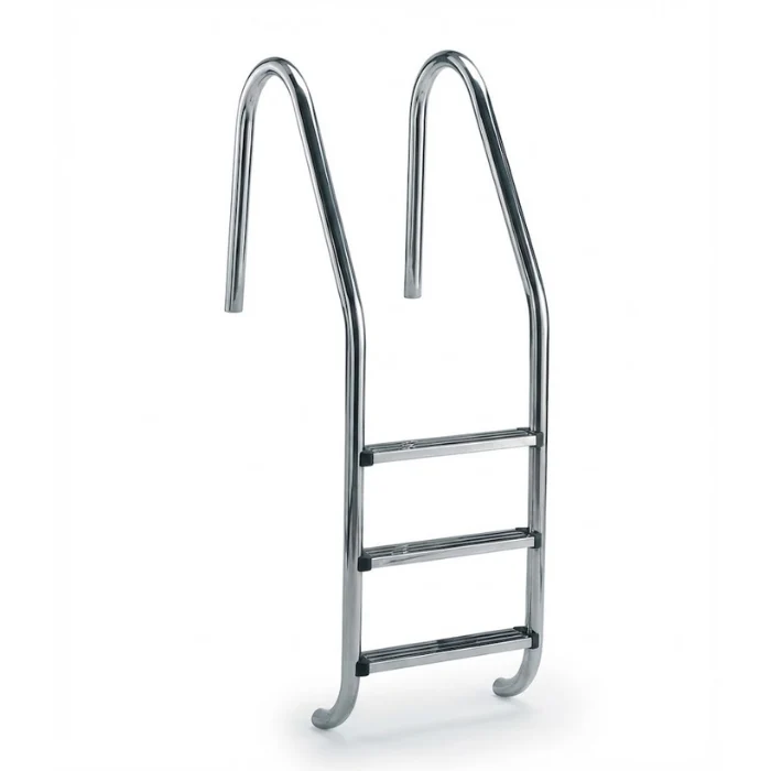 Escalera Estándar Piscina Inox 3 Peldaños | Ø43mm | Cód. 05489