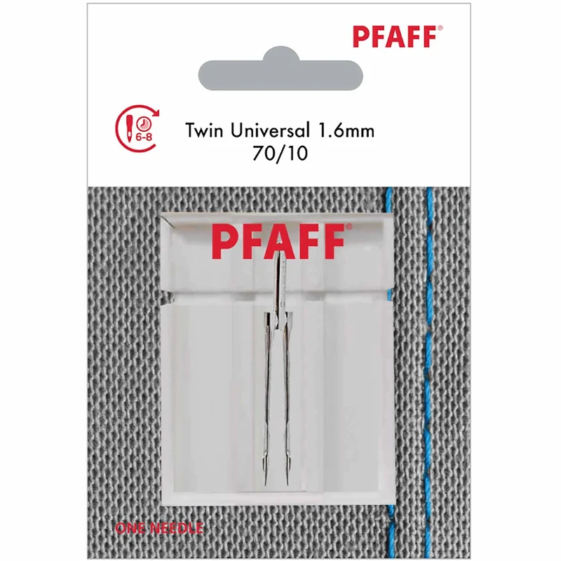 PFAFF® Twin Universal Needle 1.6mm Size 70/10 1-Pack