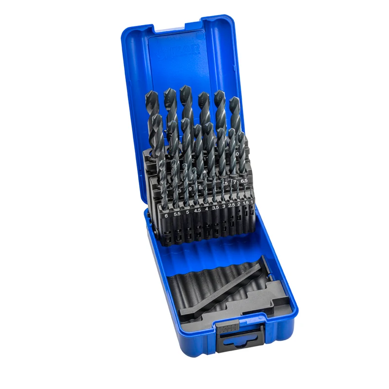 Estuche de 25 brocas HSS de Izar 1456 1-13x0.50mm