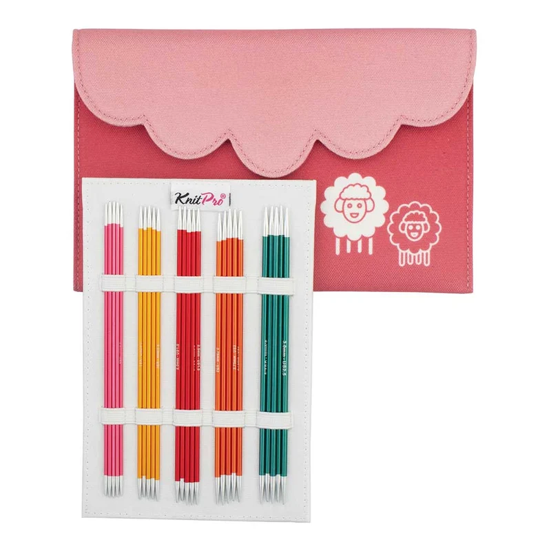 Agujas de doble punta KnitPro Zing de 15 cm y 2-4 mm