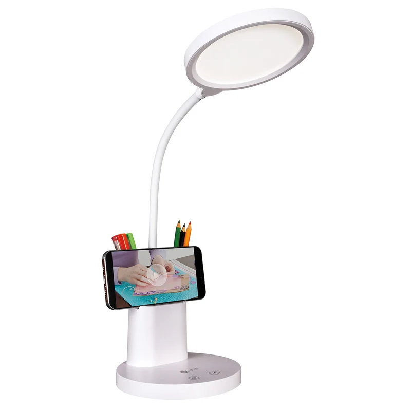OttLite Rechargeable LED Lamp with Phone Holder