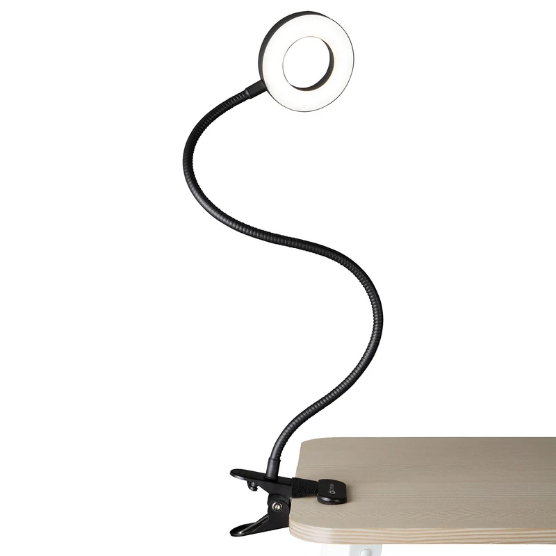 OttLite Dimmable Ring Light with Clip