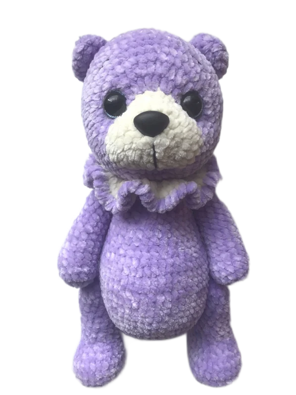 PATRÓN DE GANCHILLO Juguete Amigurumi "Oso con collar"