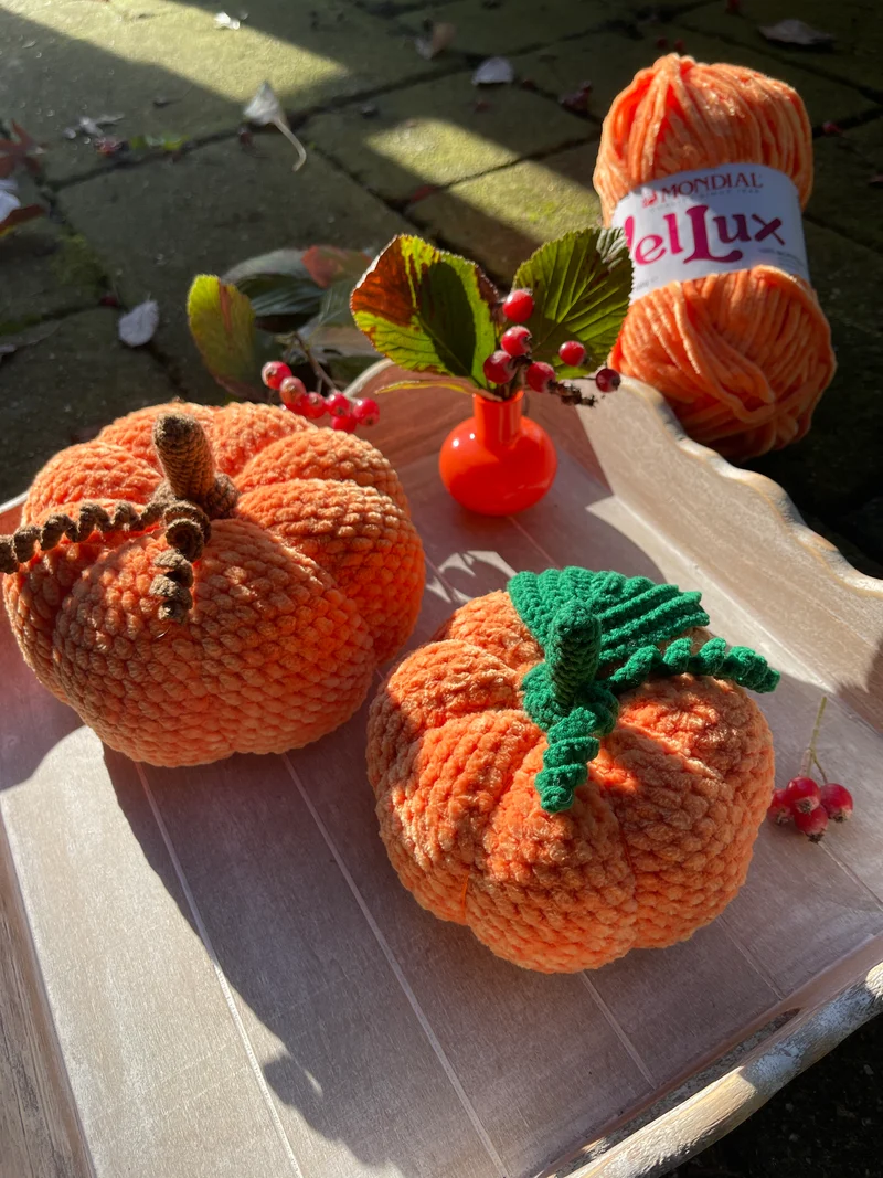 Patrón de amigurumi gratuito "Calabaza"
