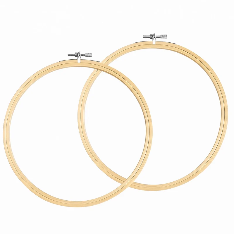 Pack de 2 bastidores de madera de 30 cm para bordar