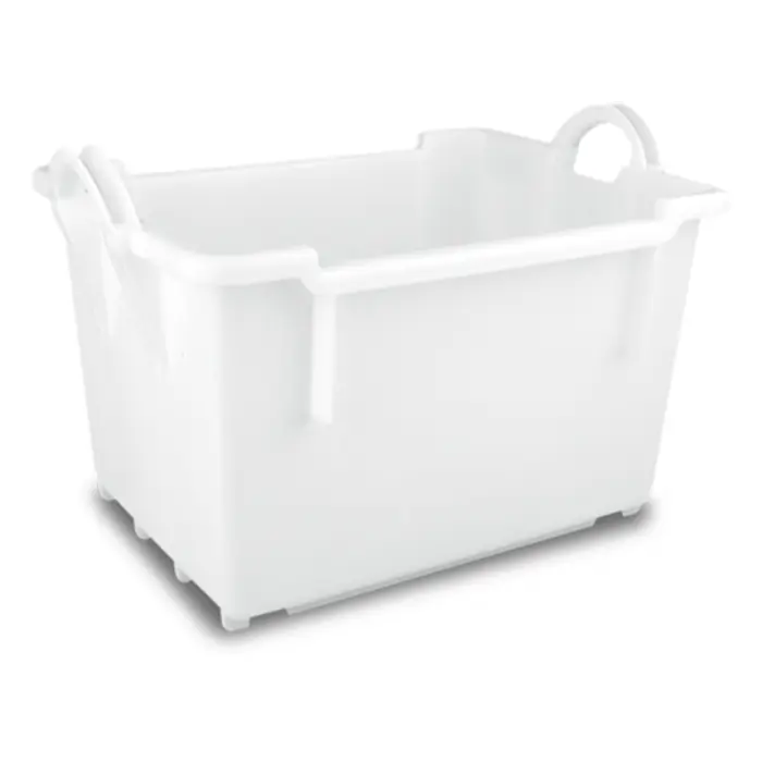 Cubeta apilable y encajable Gilac 1693 60L en HDPE
