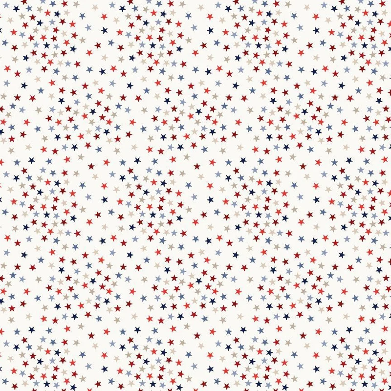 Multi Stars Path to Freedom Cotton 44"/45" Fabric Per Yard