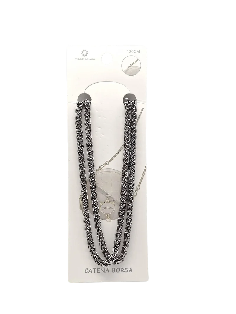 Catena tubolare per borse 120cm