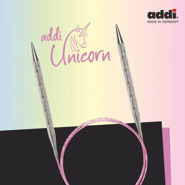 Addi Agujas circulares Unicorn de 100 cm