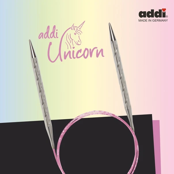 Addi Agujas circulares Unicorn de 80 cm