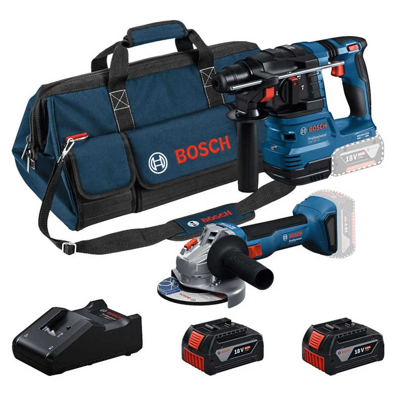 Combo Bosch de Amoladora GWS 18V-8 y Martillo GBH 18V-22