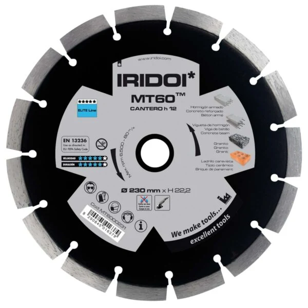 Disco de Corte Diamante CANTERO MT60 Ø115
