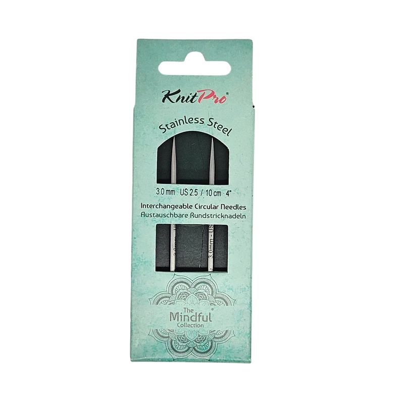 Punte per ferri circolare Knit Pro In Acciaio Inossidabile da 10cm