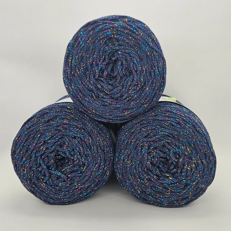 Cordino Brady Blu e Lurex Multicolor 250gr
