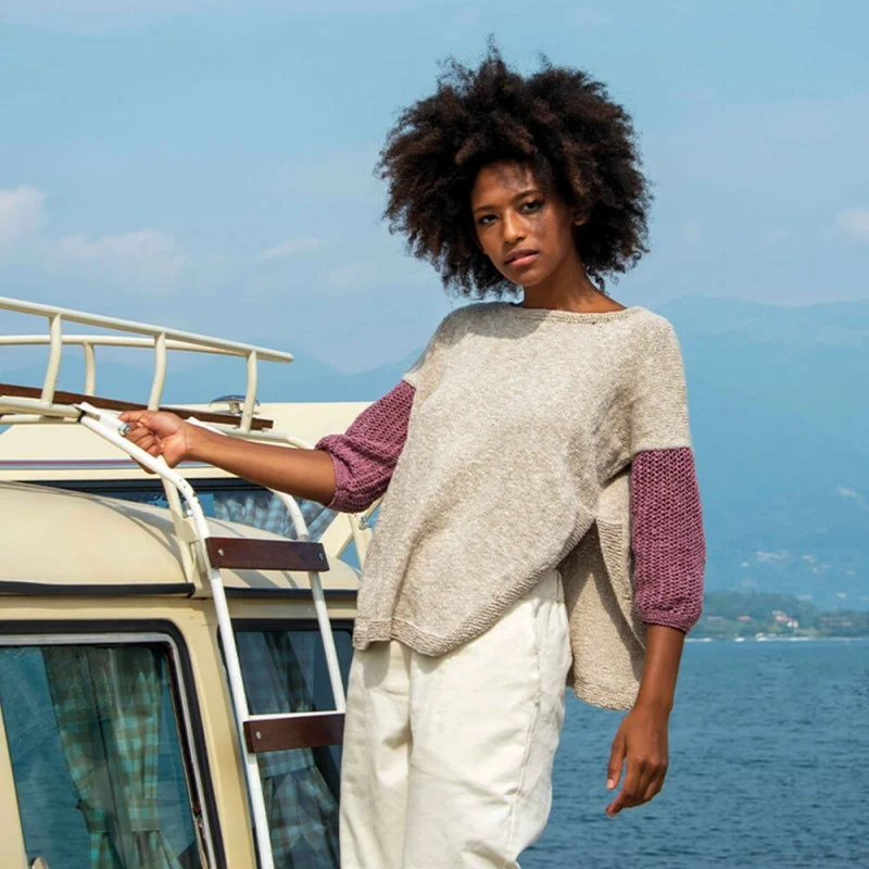 Patrón de crochet GRATIS "PULL CON MANICHE TRAFORATE"