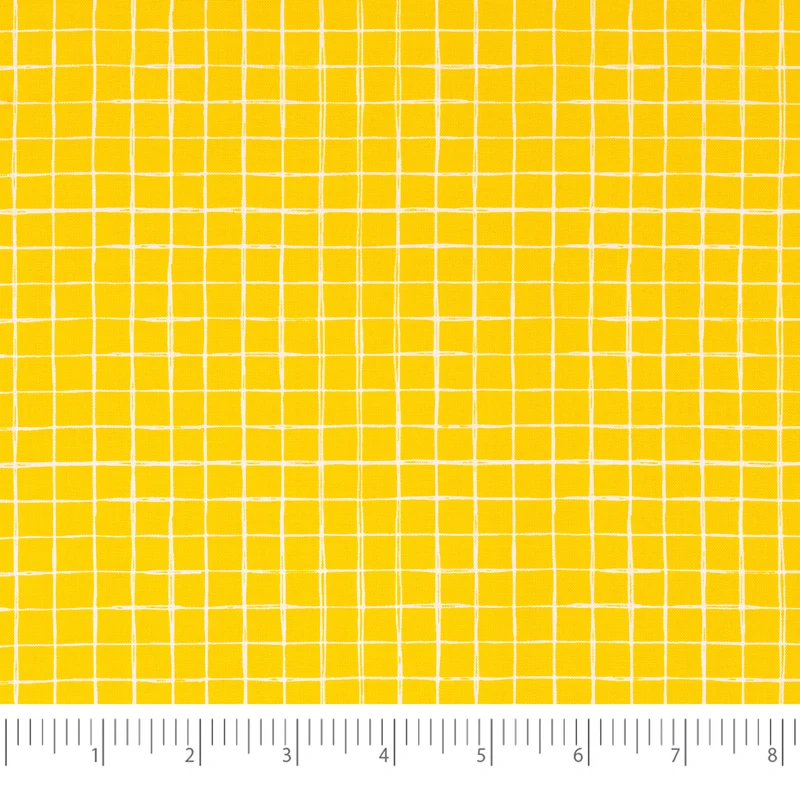 SINGER® Fabric, 100% Cotton, 44 Inch Wide, Yellow Gingham, Cut by the Yard