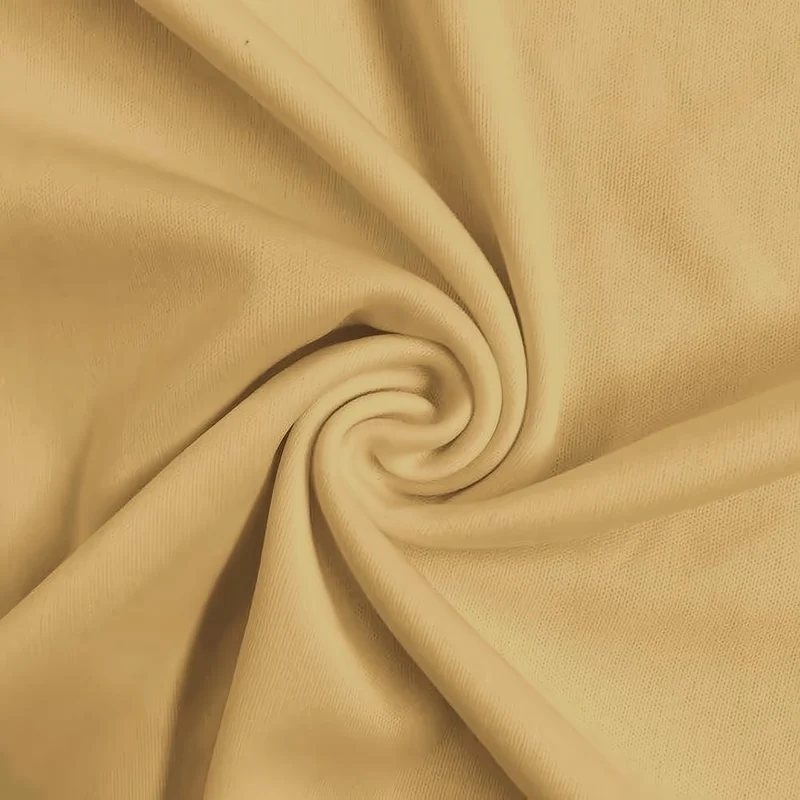 Solid Polyester Interlock Knit Fabric / Taupe / Sold By The Yard