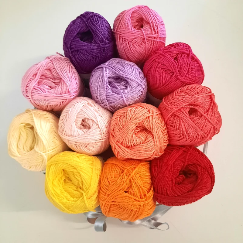 Kit Granny Tramonto in Cotone Mercerizzato 600gr