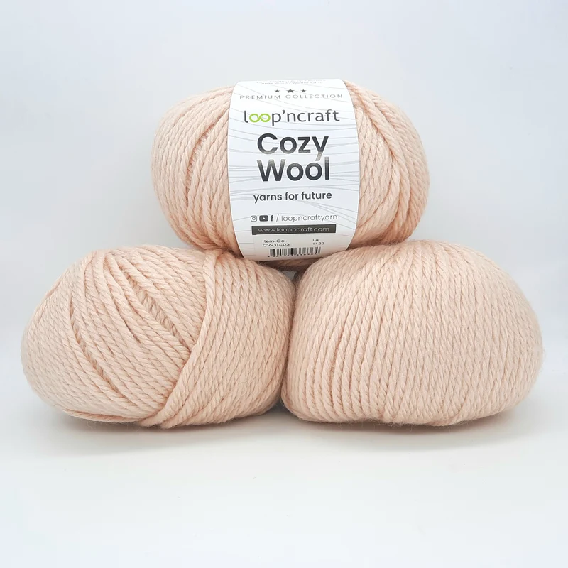 Cozy Wool Rosa Cipria 100gr
