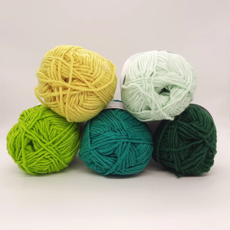 Kit Fluffy Verde, Filato Baby 250gr