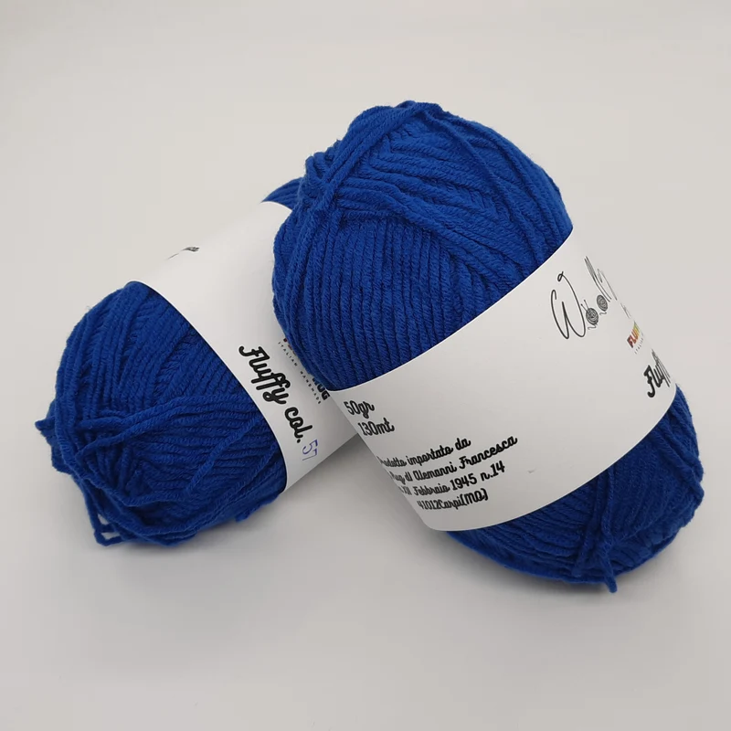 Fluffy Blu Elettrico, Filato Baby N.57