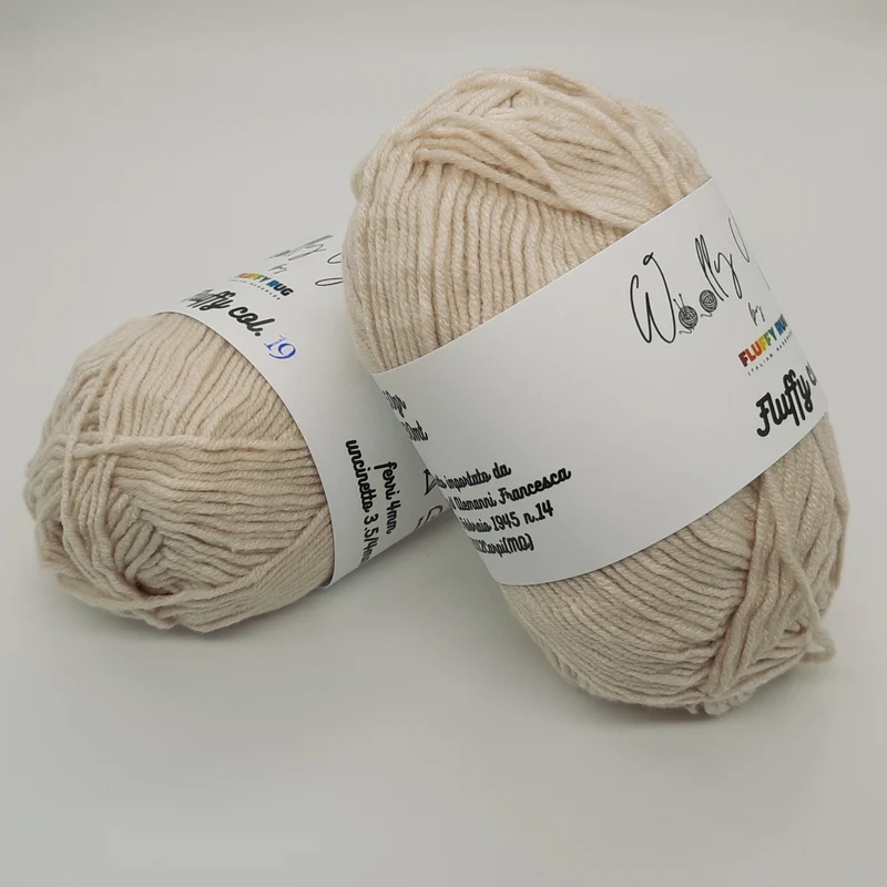 Fluffy Sabbia , Filato Baby N.53