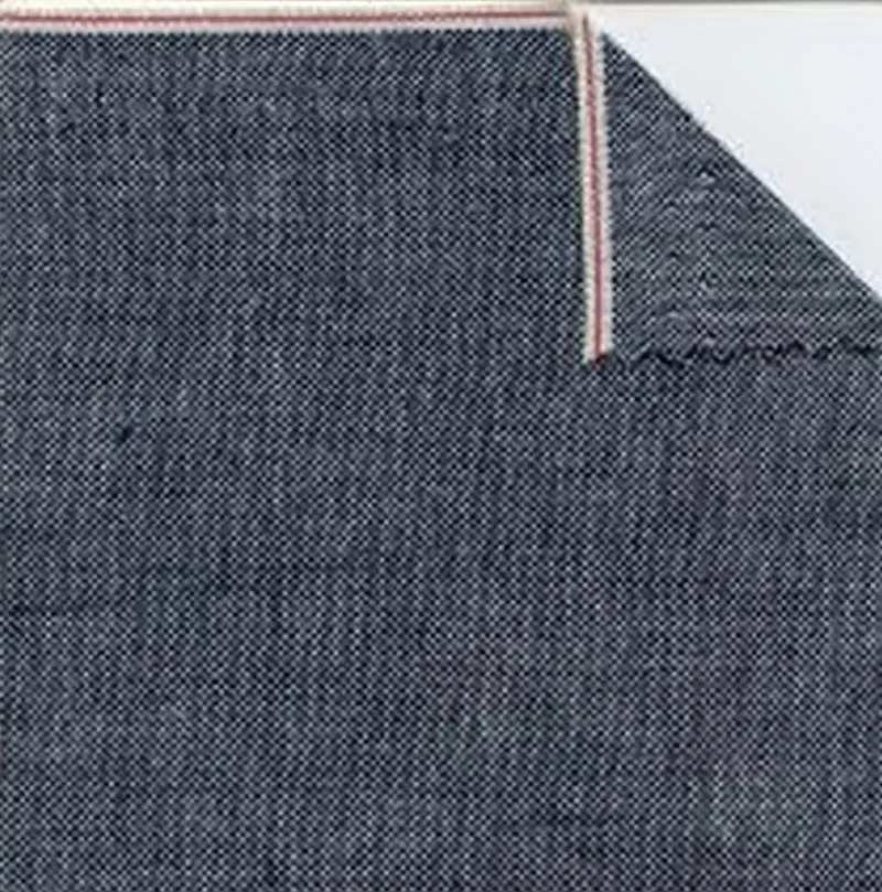 Japanese Selvedge Oxford Denim Fabric 5oz Indigo (Japan Yoshiwa)